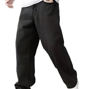 Sourabh Ben Martin Men Jeans || Baggy Fit Jean's for Man || Loose Fit High Rise Denim || Stretchable Casual Wear Jean,s || Dance Rap Rapping Style Pant for Men || Denim Cotton Jeans (0)