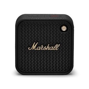Sourabh Marshall Willen II Portable Bluetooth Speaker with 17+ Hours of Portable Playtime, Dust & Waterproof (IP67) - Black & Brass.